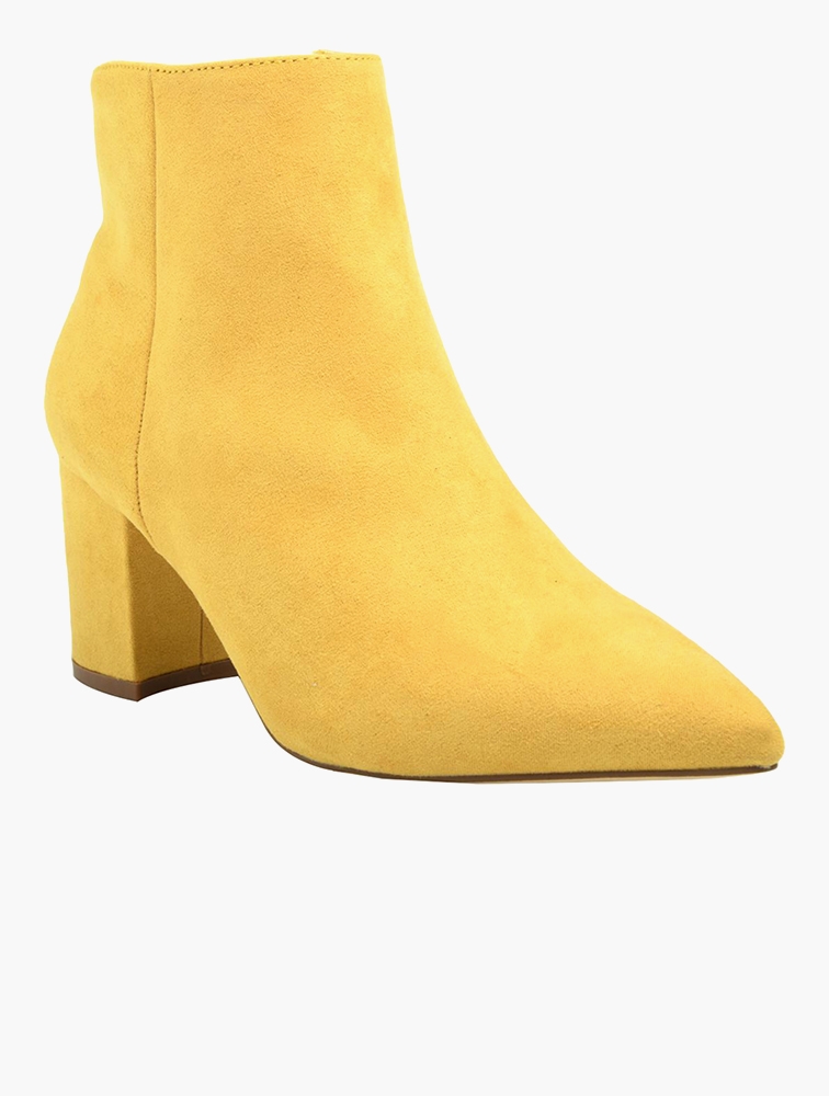Mustard colour ankle boots deals